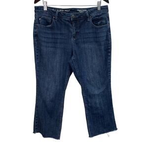 LAURIE FELT Jeans Womens 14P Blue Classic Denim Crop Bootcut